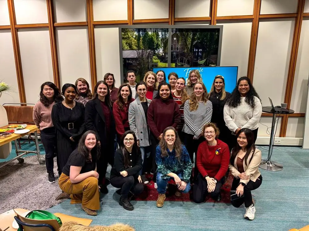 Group photo of the women who attended the Female Ventures event